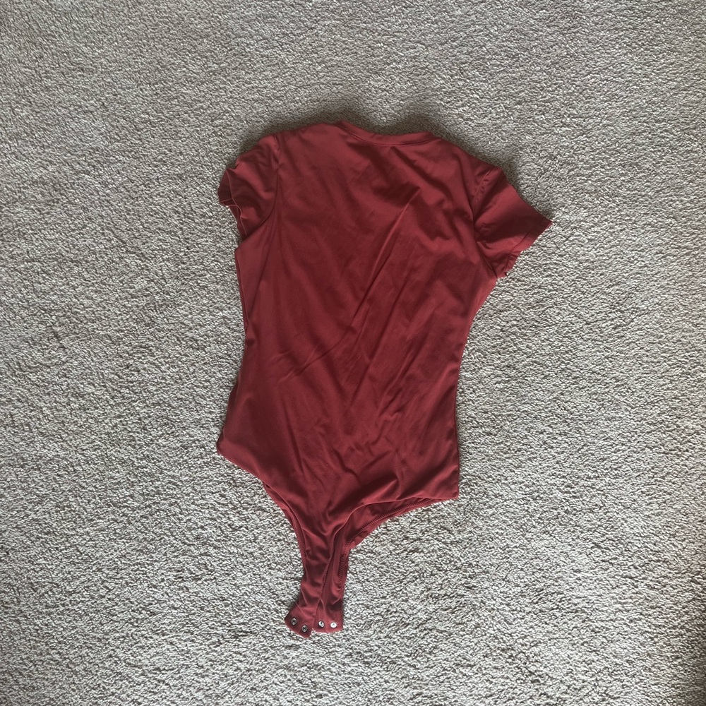 Red Basic Bodysuit - Picture 2 of 2